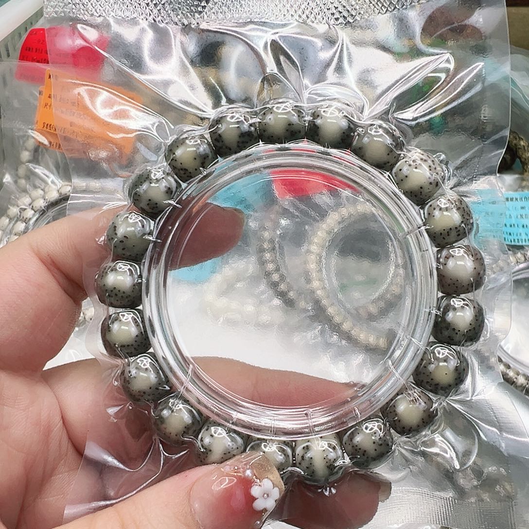 旅***蛙星月菩提手串113快乐星月菩提单圈11无月