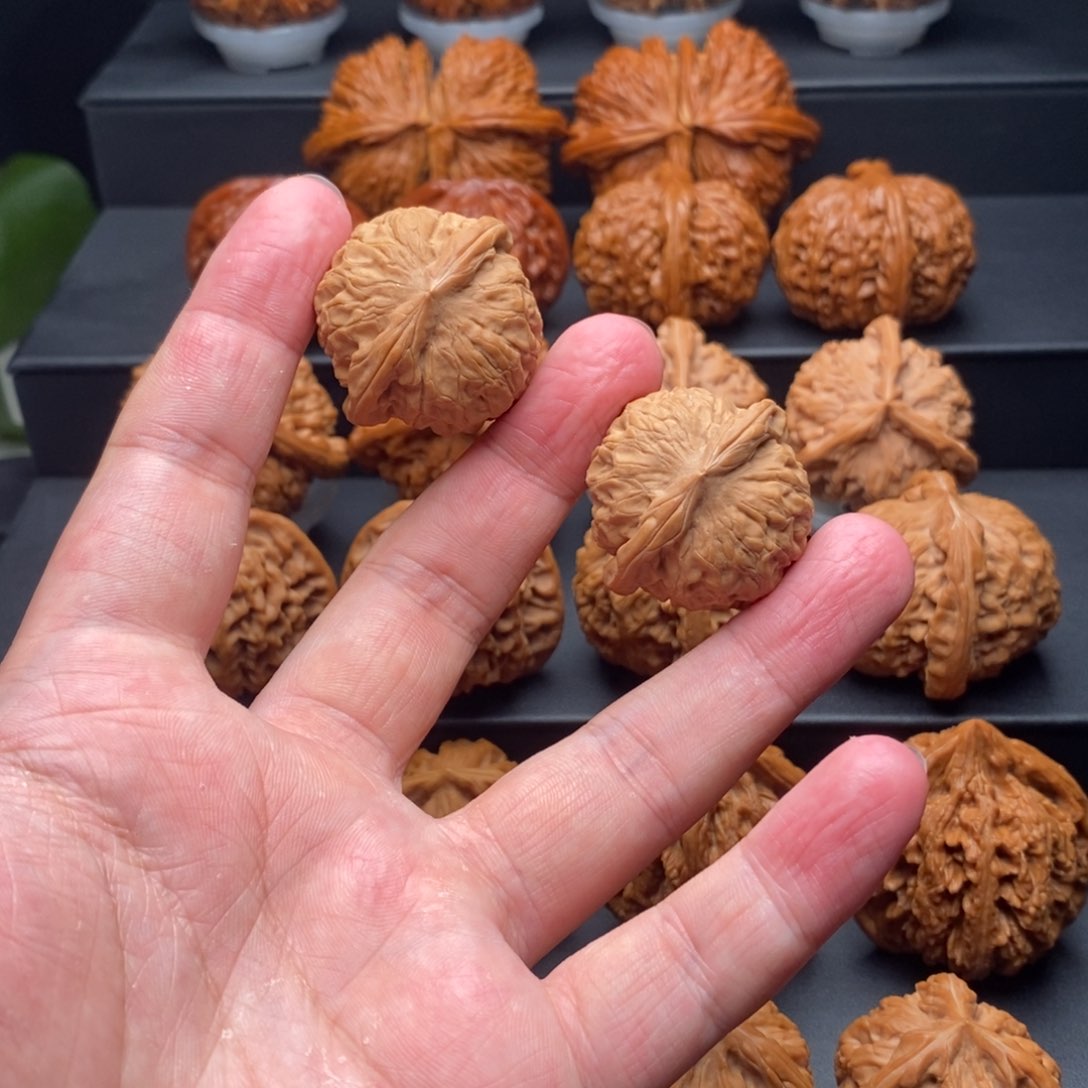 把件文玩核桃34尺全品石门元宝