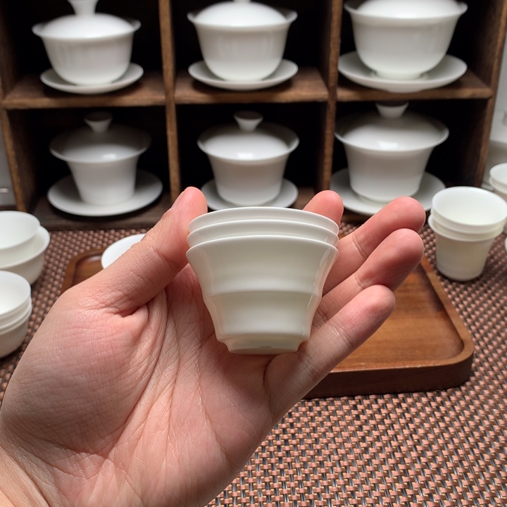 3竹节骨瓷薄胎茶具