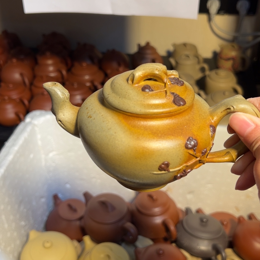 紫砂茶壶宜兴紫砂壶柴烧
