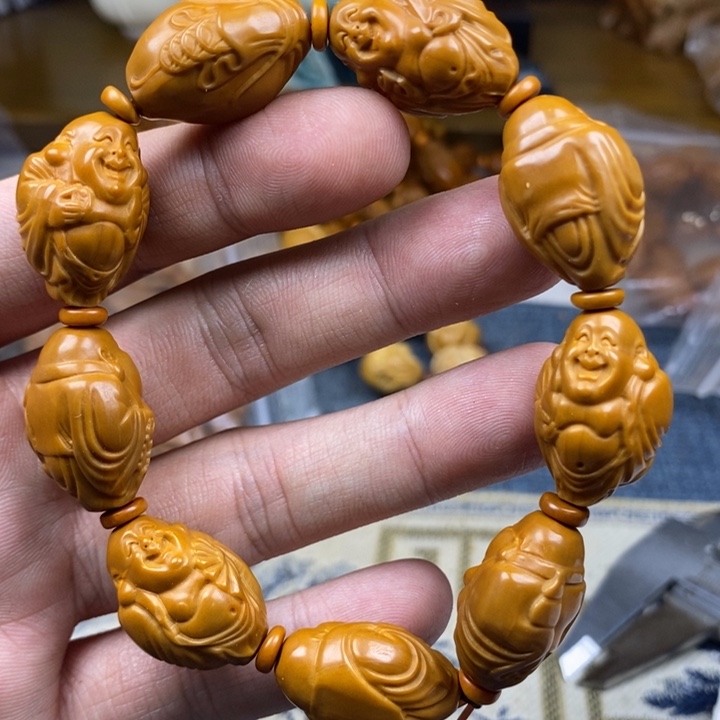 橄榄核手串/手链橄榄核雕工艺手串