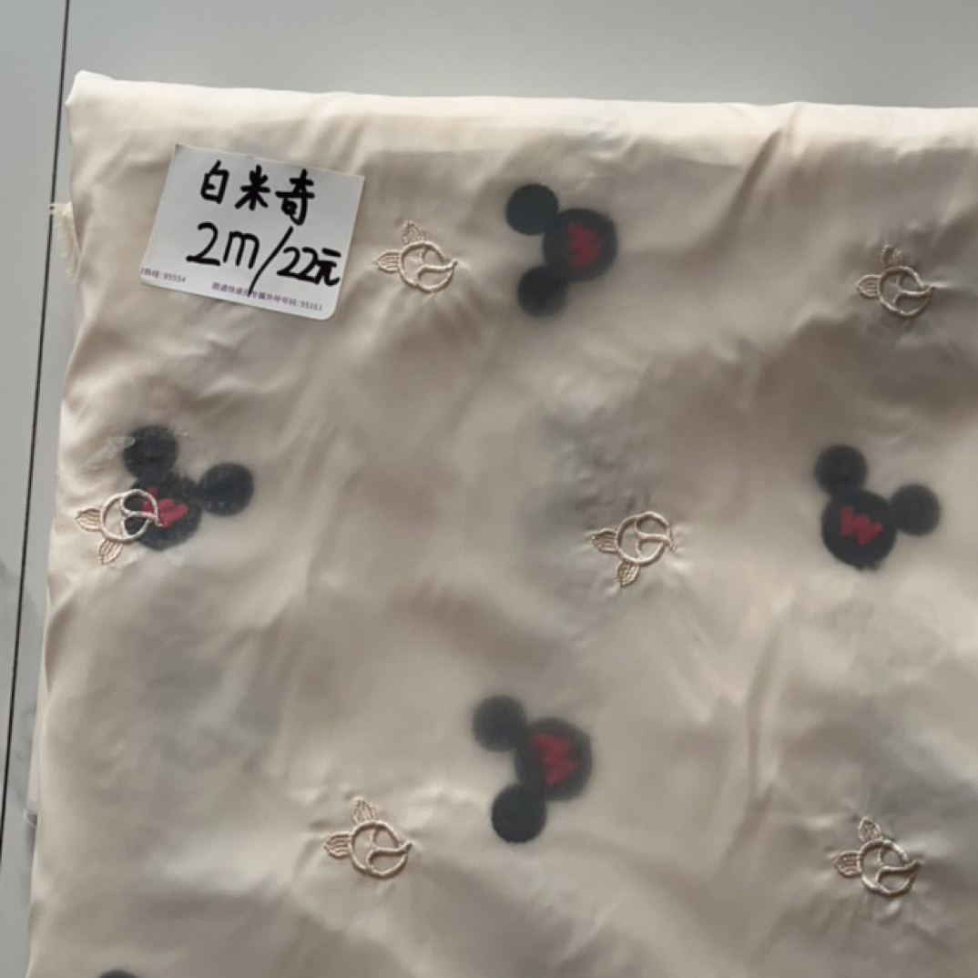 白米奇二合一羽绒服布按斤卖不退换珍惜你我时间2米22yuan
