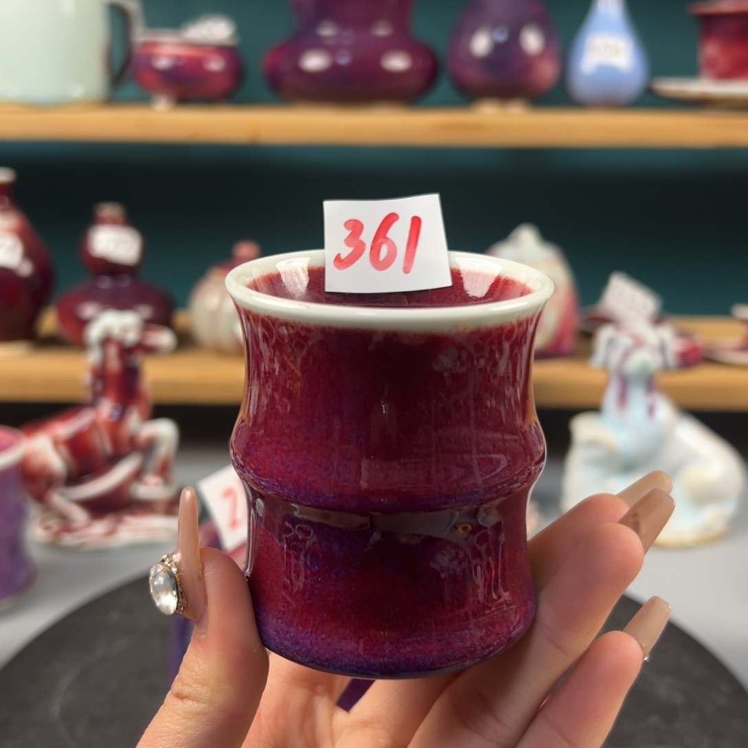 瓷片微瑕主人杯纯手工