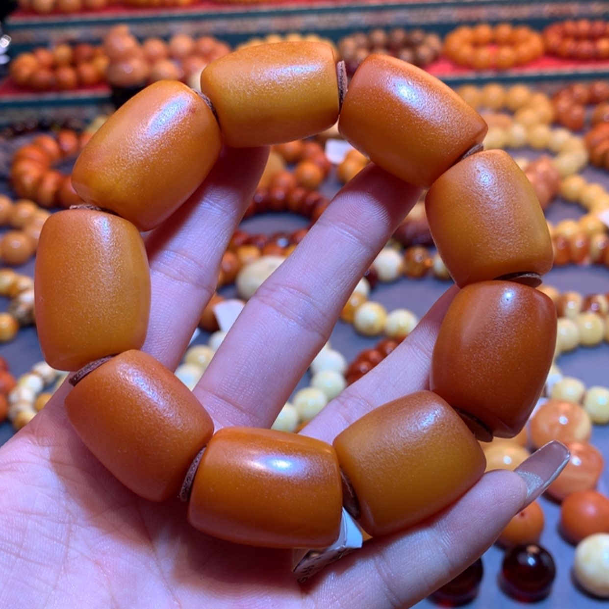 【闪购商品】未镶嵌琥珀手链蜜蜡