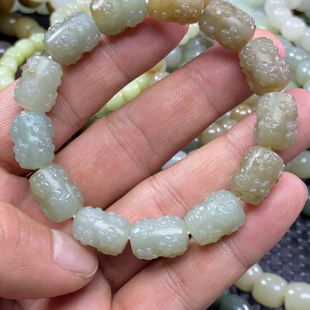 和田玉手链未镶嵌