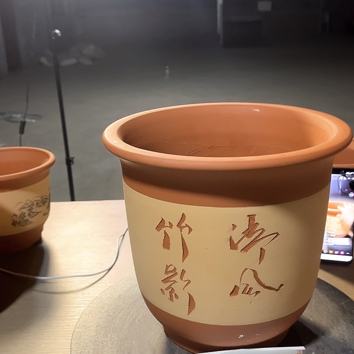 紫砂高金钟2高盆111