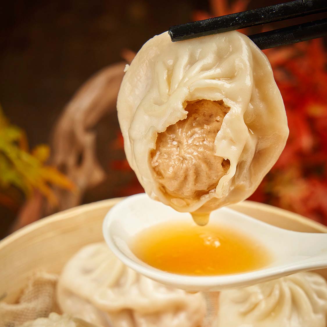 锦大师小笼包包子早餐速食营养早餐灌汤包