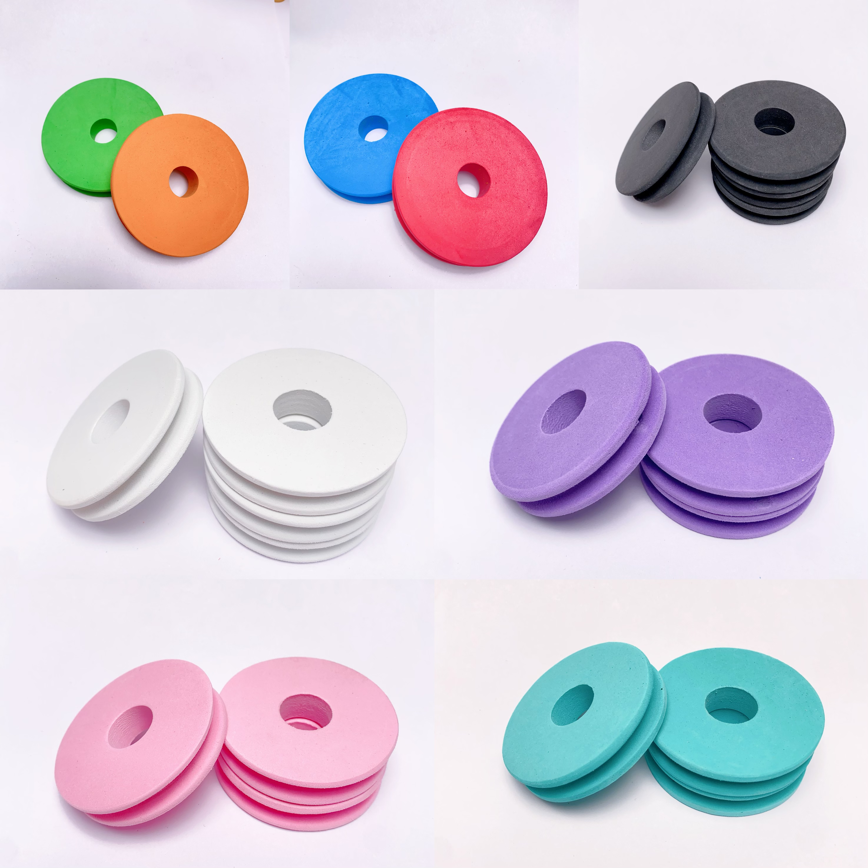 加硬泡沫线圈多尺寸可选颜色随机不指定