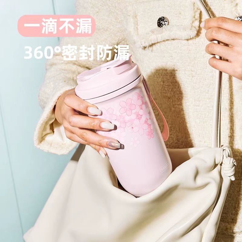 【晶晶补贴】YANIS3倾心双饮咖啡杯316不锈钢保温杯600ML