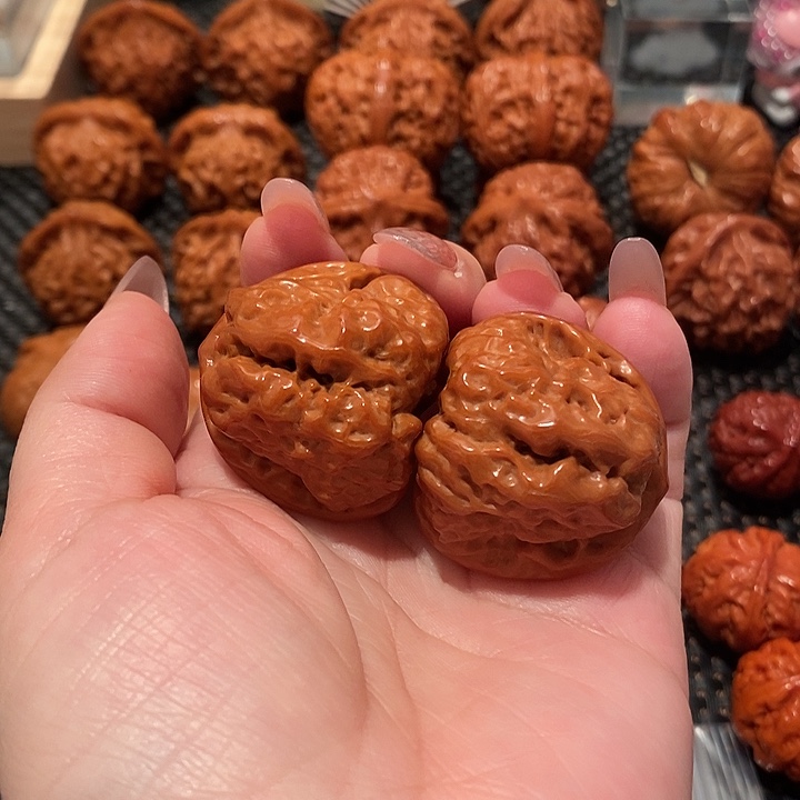 吊坠文玩核桃35蛤蟆头0998