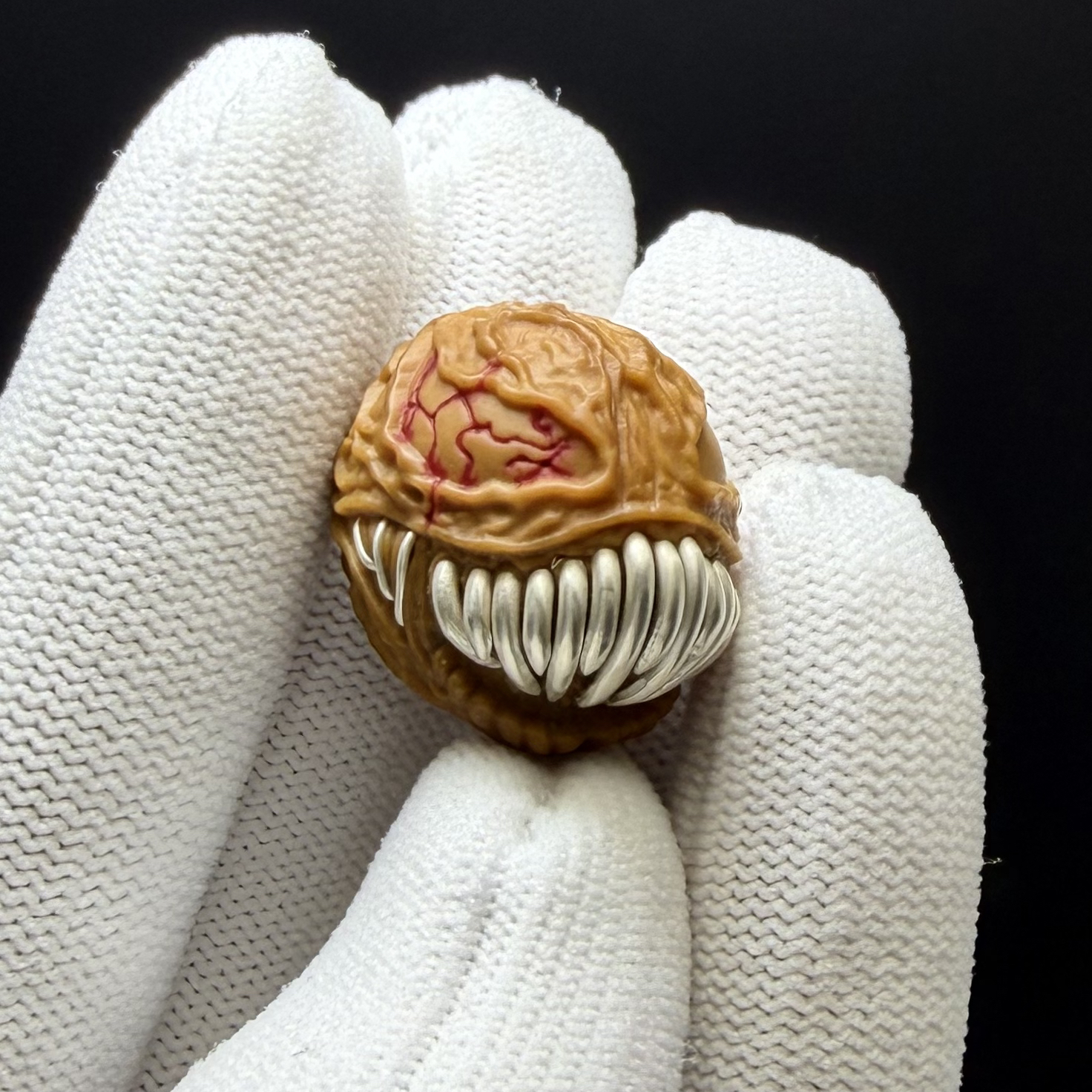 猴头 重工 面具 镶嵌 单颗 配饰 17mm