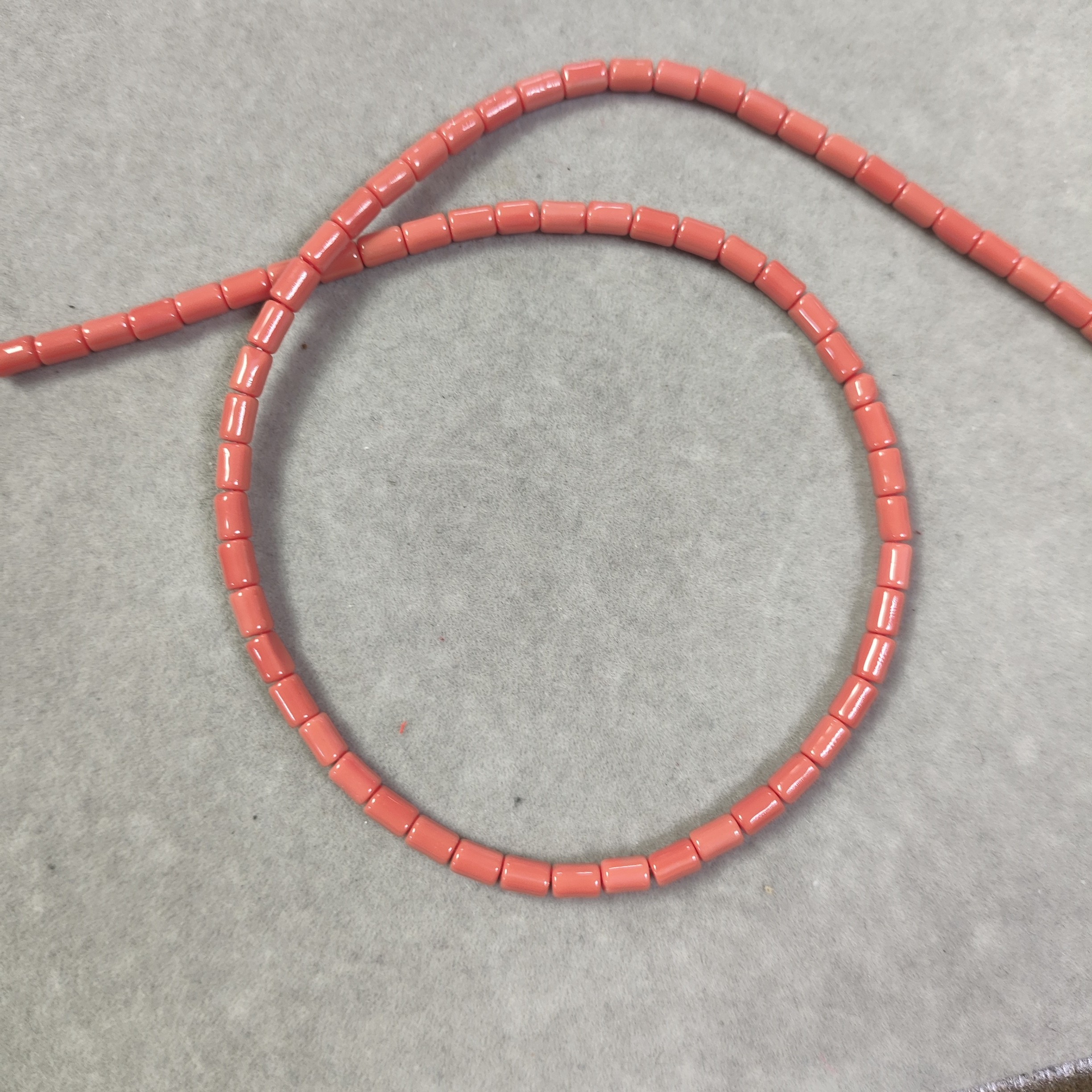 1022号卡3.5mm凤凰粉色半成品项圈拍一发二