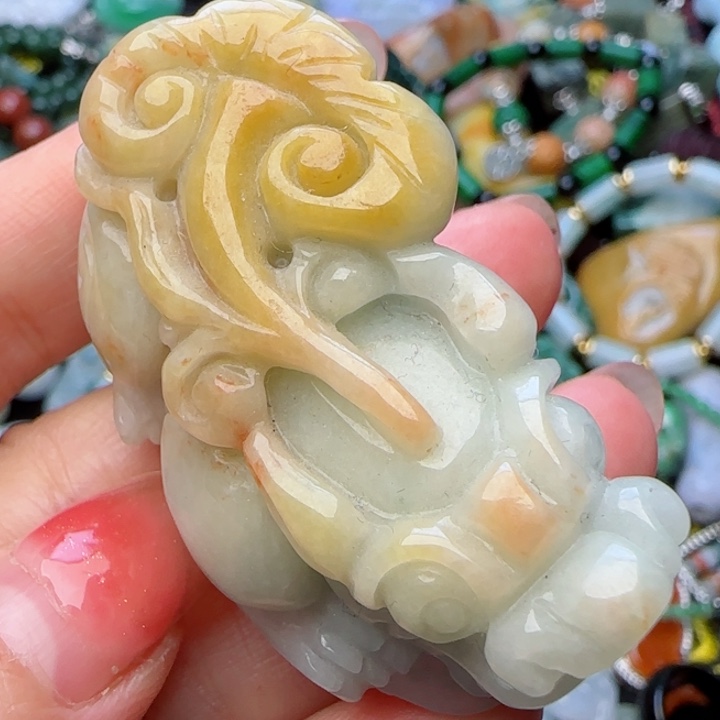 翡翠颈饰未镶嵌天然A货31