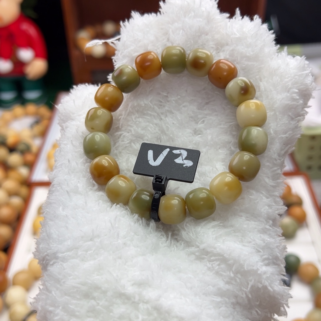 菩提根/象牙果手串卡12桶珠微瑕3