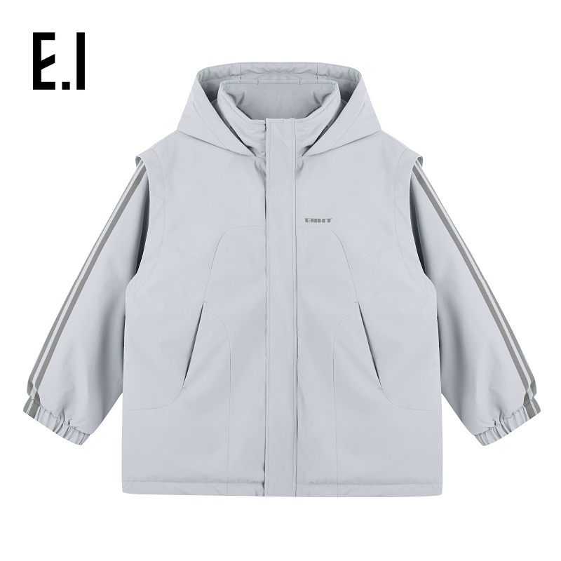连帽款夹棉保暖外套冬装新款中大童户外运动夹克D8244105052(2色）