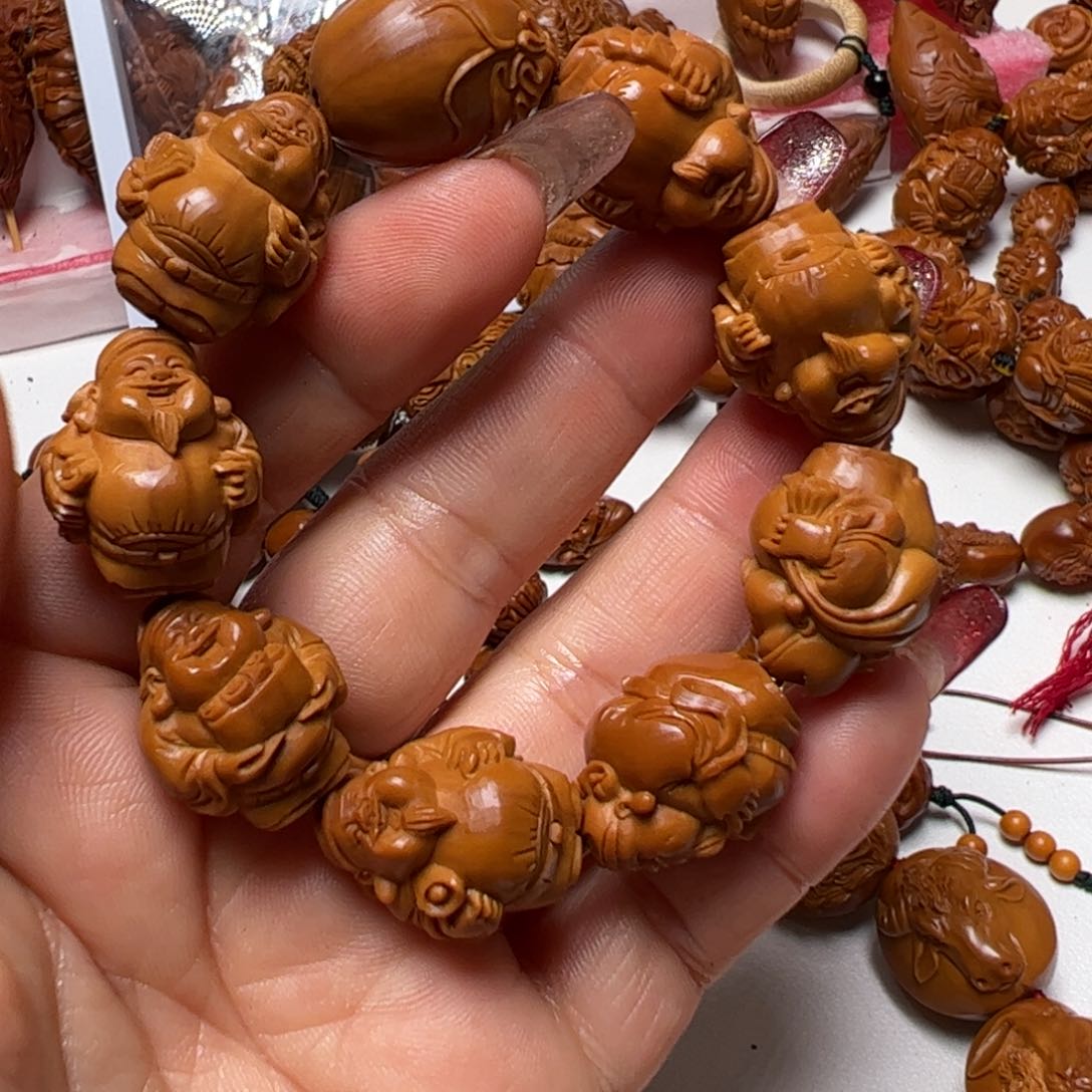 橄榄核手串/手链橄榄核雕刻