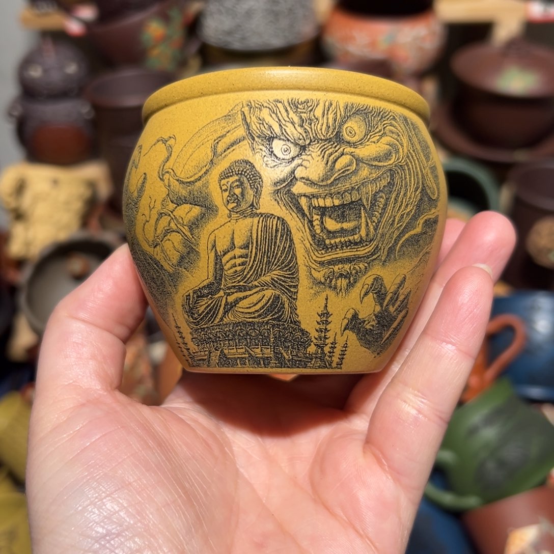 紫砂茶杯宜兴紫砂主人杯