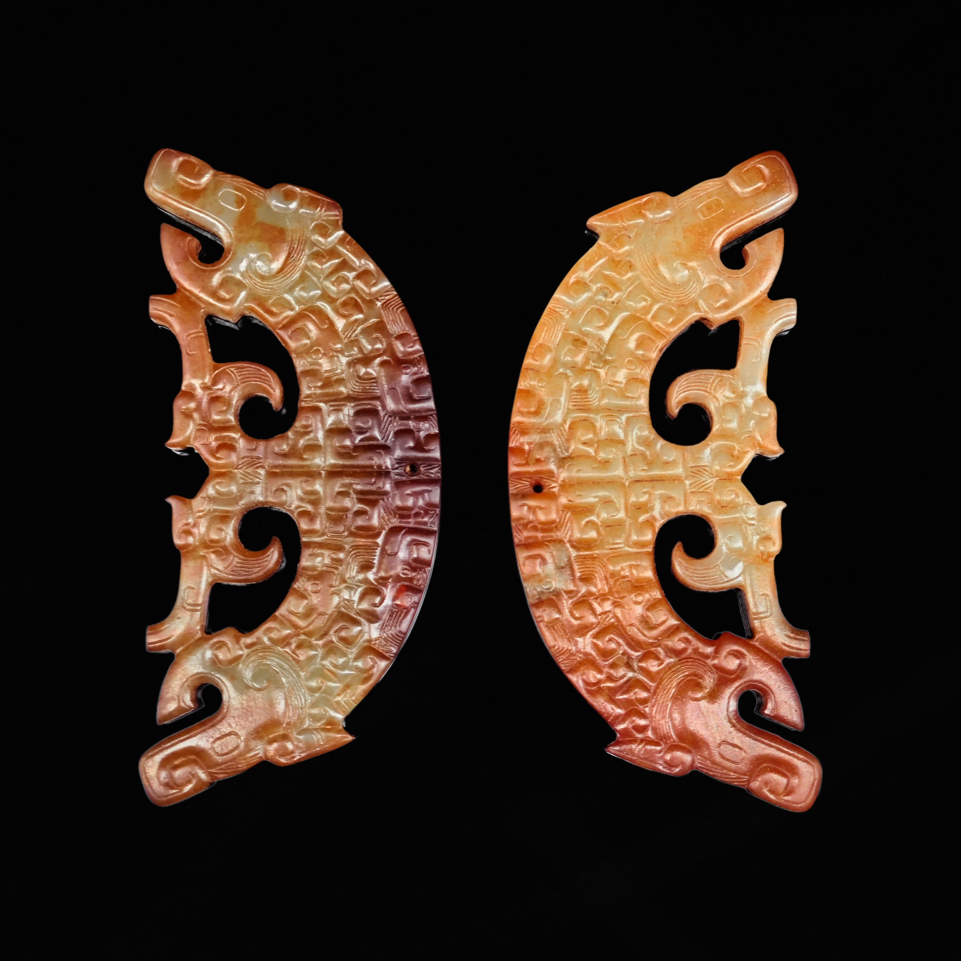 龙首玉璜单个出          