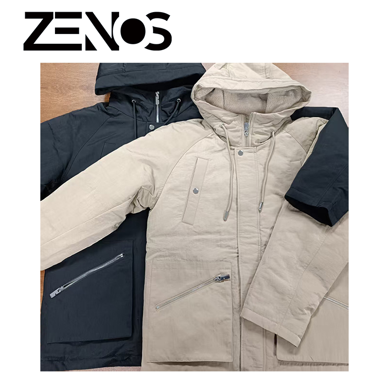 BB秋冬男款时尚连帽宽松型保暖羽绒服外套（卡码拍小）