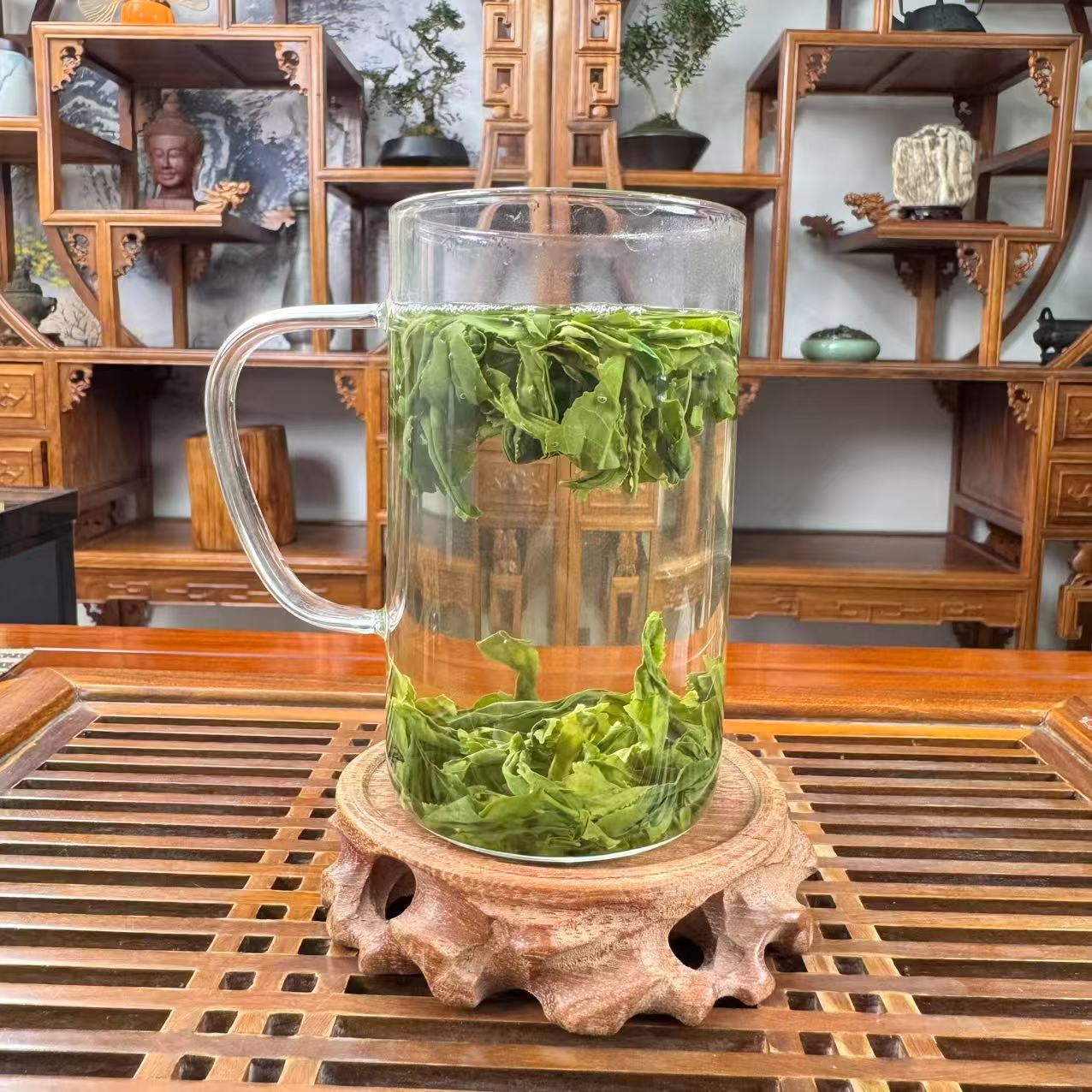 【皖翠寻茶】六安手工瓜片炭火烘焙栗香十足香浓耐泡回味甘甜（GA6）