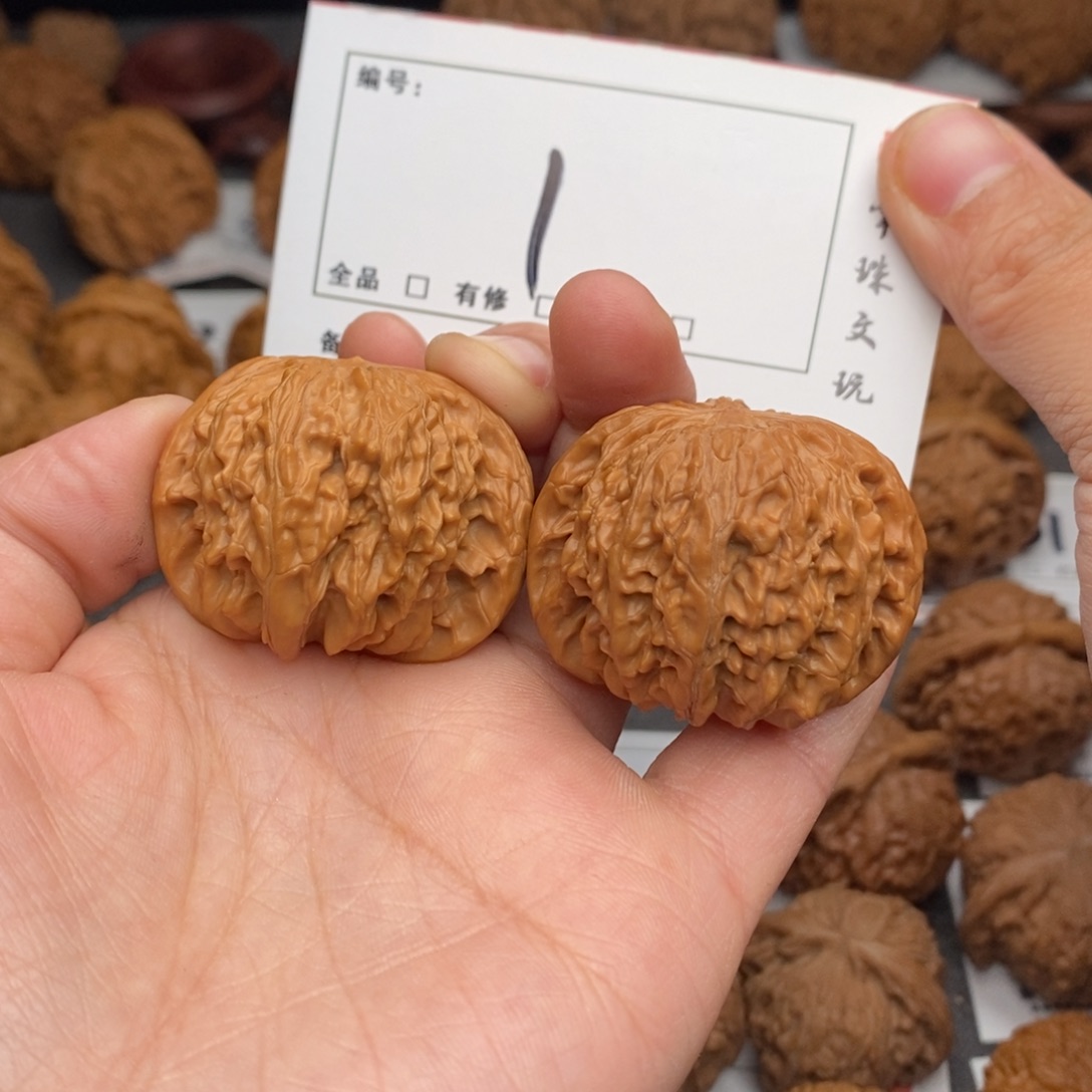 吊坠文玩核桃40正磨1