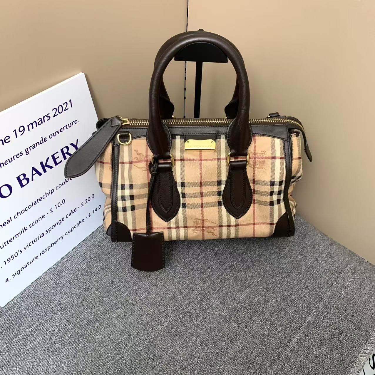 95新 BURBERRY/博柏利 巴宝莉/Burberry波士顿/单肩包