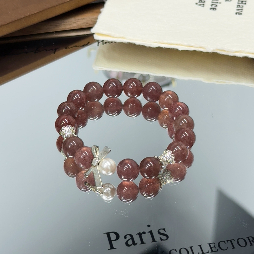 草莓晶➕贝珠设计款