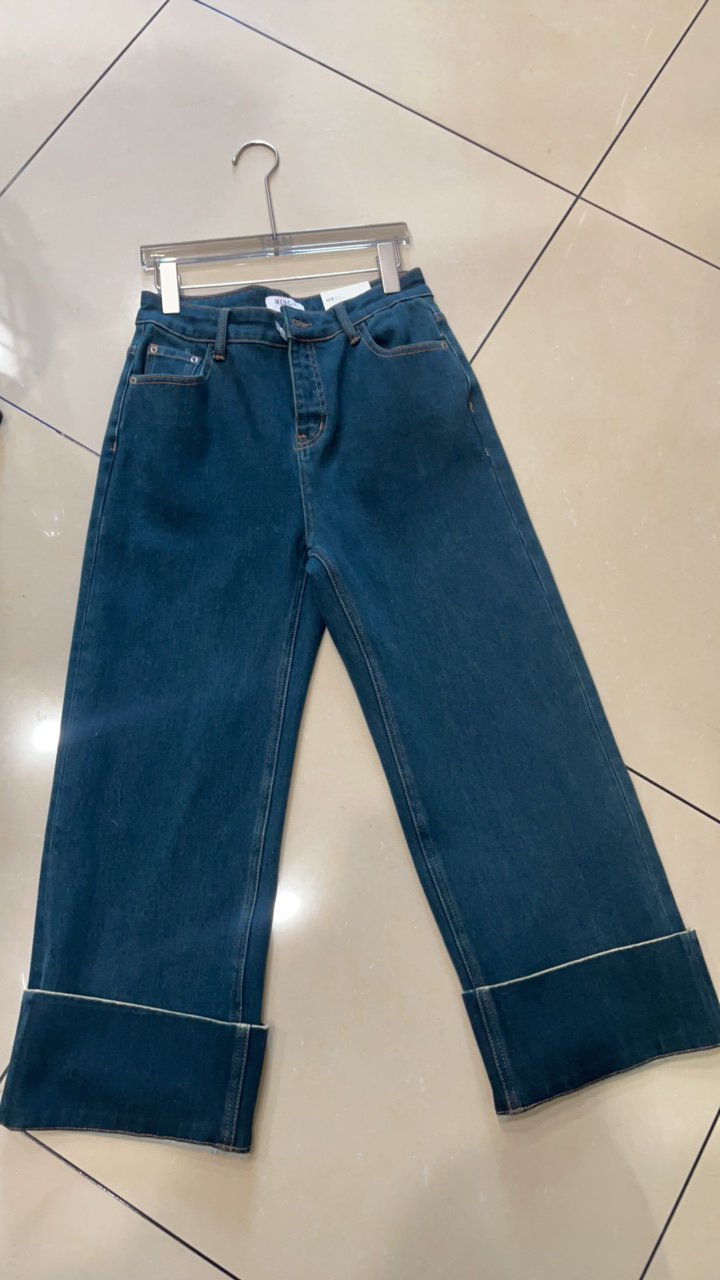 显瘦百搭直筒牛仔裤高腰九分裤复古休闲小个子穿搭