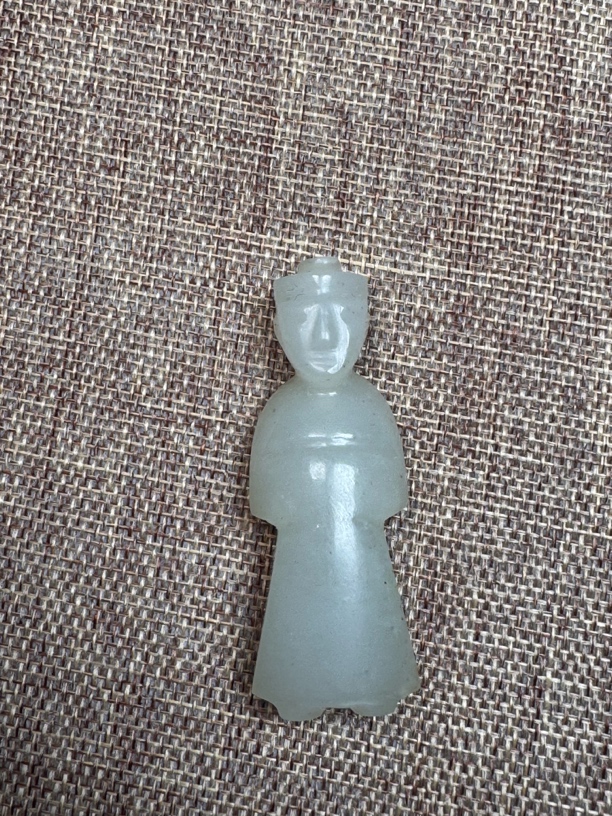 和田玉玉翁仲小人