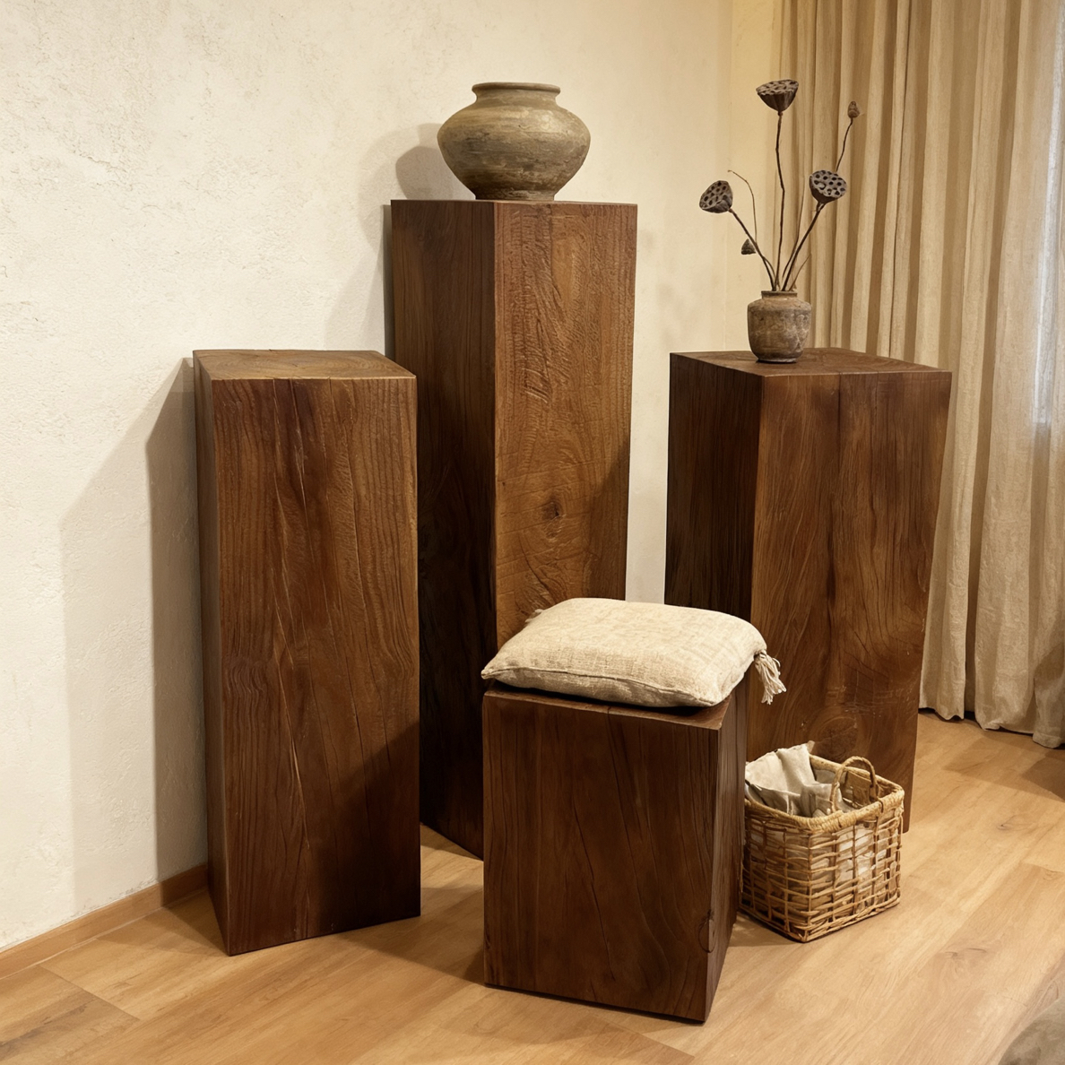 玄关装饰立柱木墩 摆台 直播间一物一拍专用链接