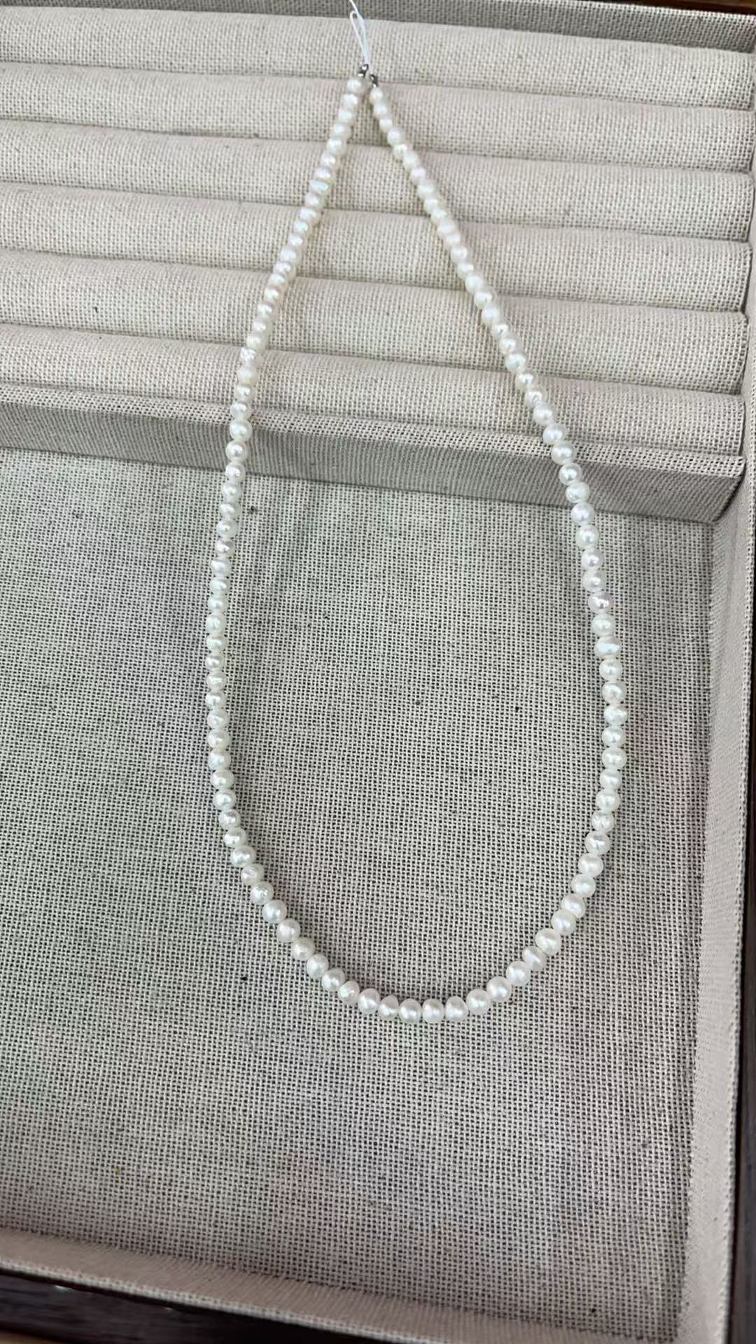 6天然珍珠百搭项链