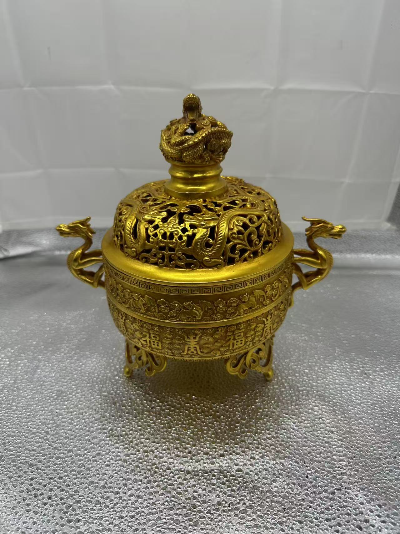 JY146/AW 盘龙香炉/摆件