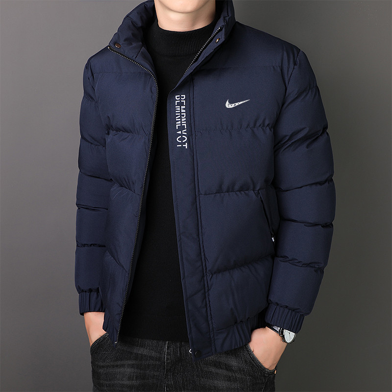 耐NK克棉袄保暖男运动冬装休闲棉衣冬季加厚立领男士防风修身棉服