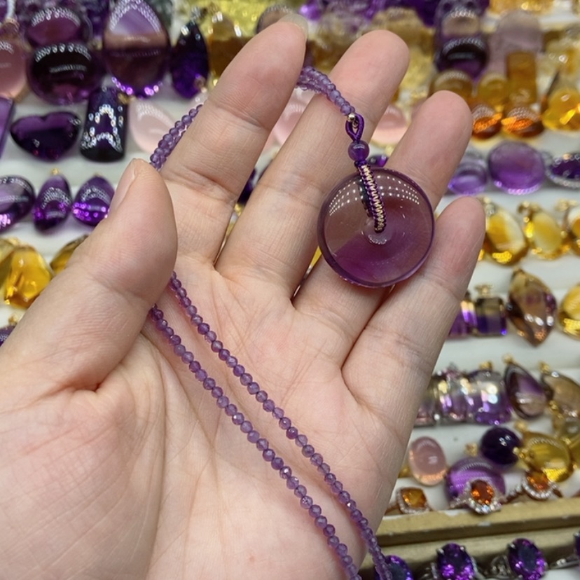 【闪购商品】水晶水晶吊坠未镶嵌