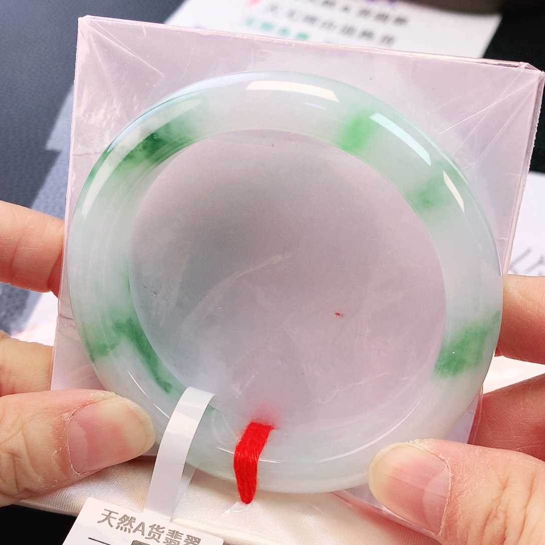 未镶嵌手镯翡翠58圈