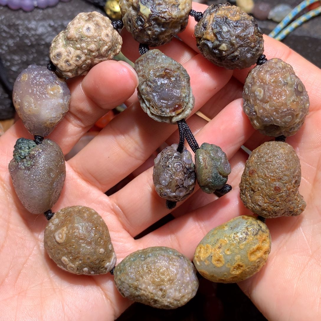 未镶嵌玛瑙/玉髓珠宝半成品