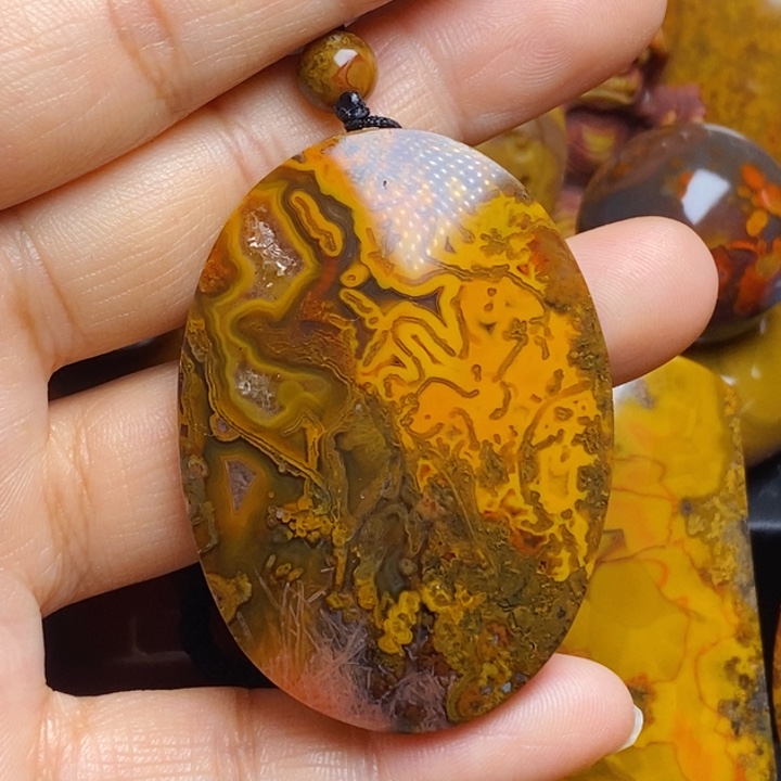 玛瑙/玉髓吊坠(不含链)未镶嵌