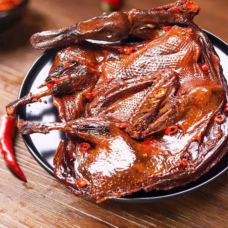 辣香四季【正宗湖南手撕酱板鸭】1年 散养麻鸭350克锁鲜包装