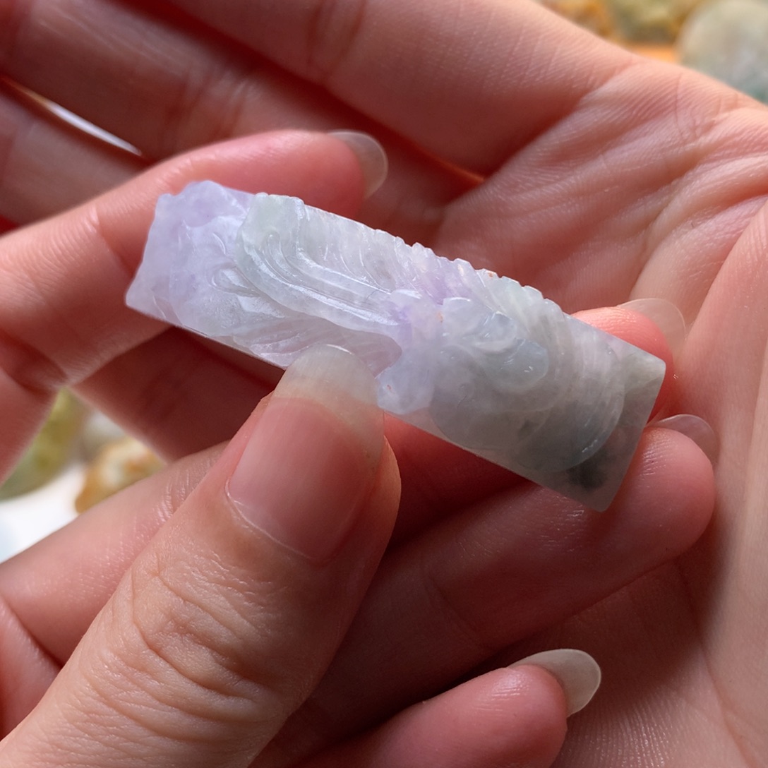 独***业未镶嵌定制翡翠手牌