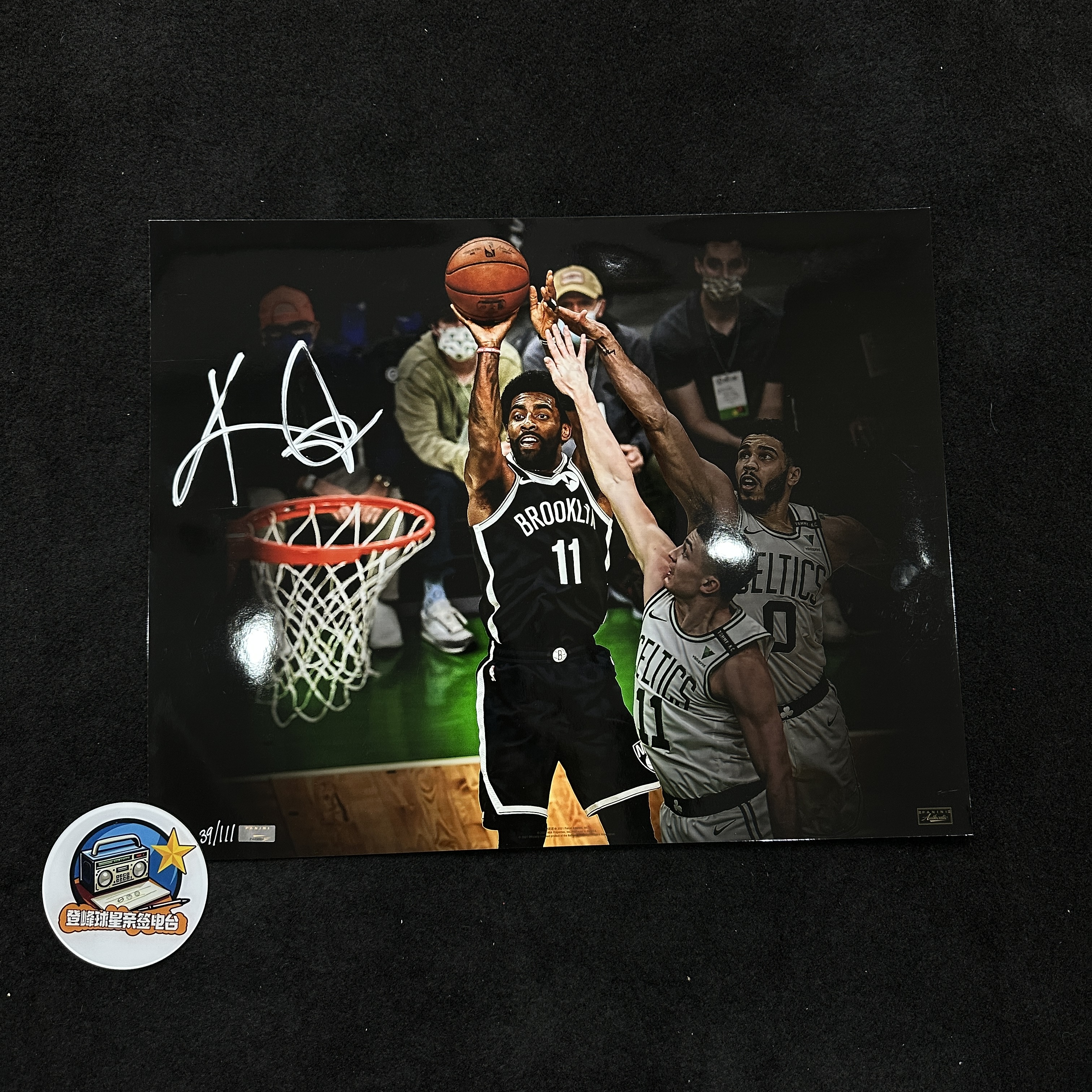 欧文 亲签 海报 （Panini证书）