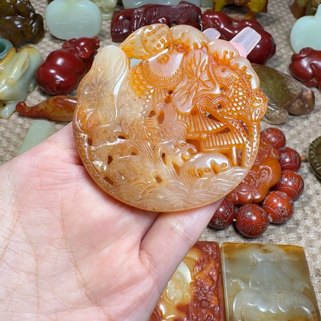 吊坠白玉菩提挂件