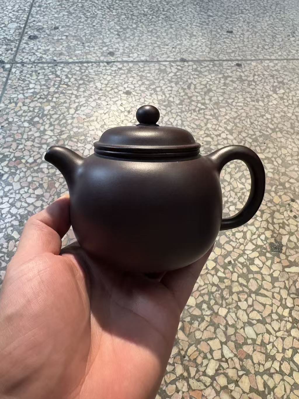 凡凡会客厅 YP杨军保04 中匏尊 黑墩头 280cc 紫砂茶壶