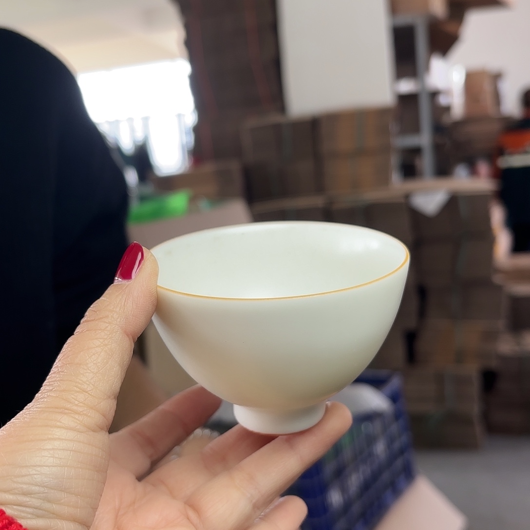 龙泉云间青瓷小米茶器