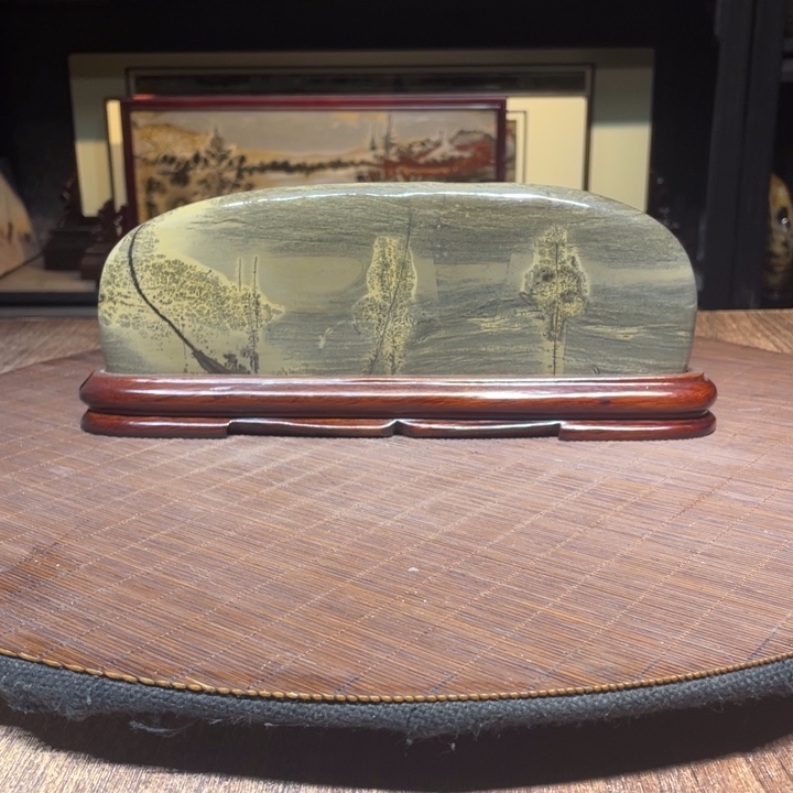 香榧木广西柳州国画石