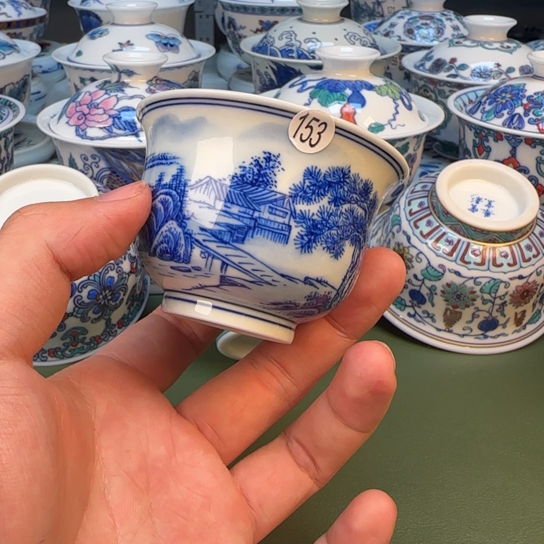 彦祖纯手工手绘茶具153