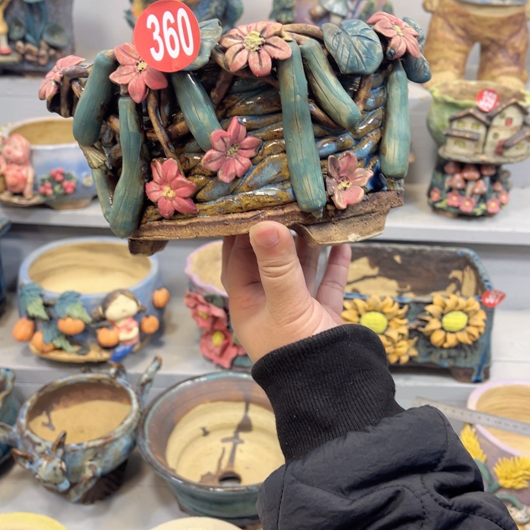 陶瓷微瑕360 号陶然花盆