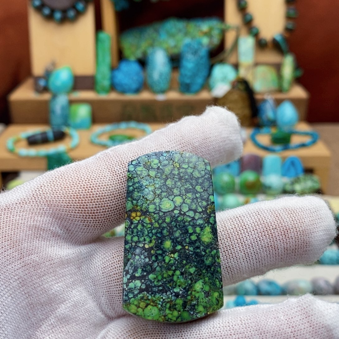 定制绿松石菜籽无事牌