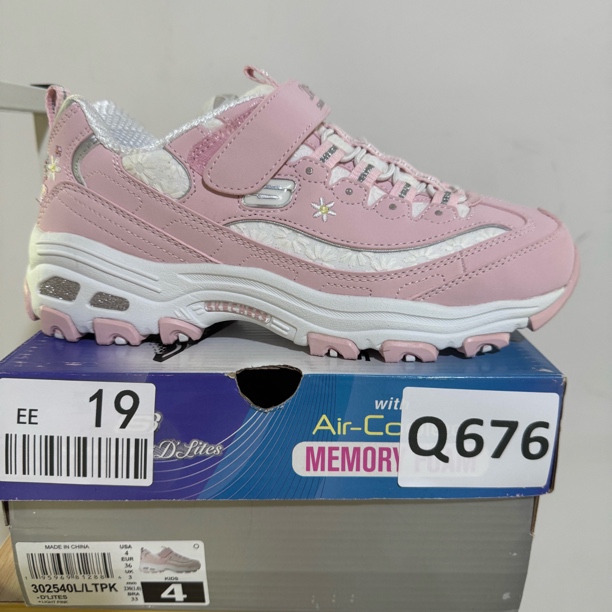 SKECHERS/斯凯奇Q676 女童熊猫鞋 36码