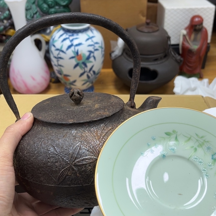 瓷片摆件工艺品瓷器摆件777 