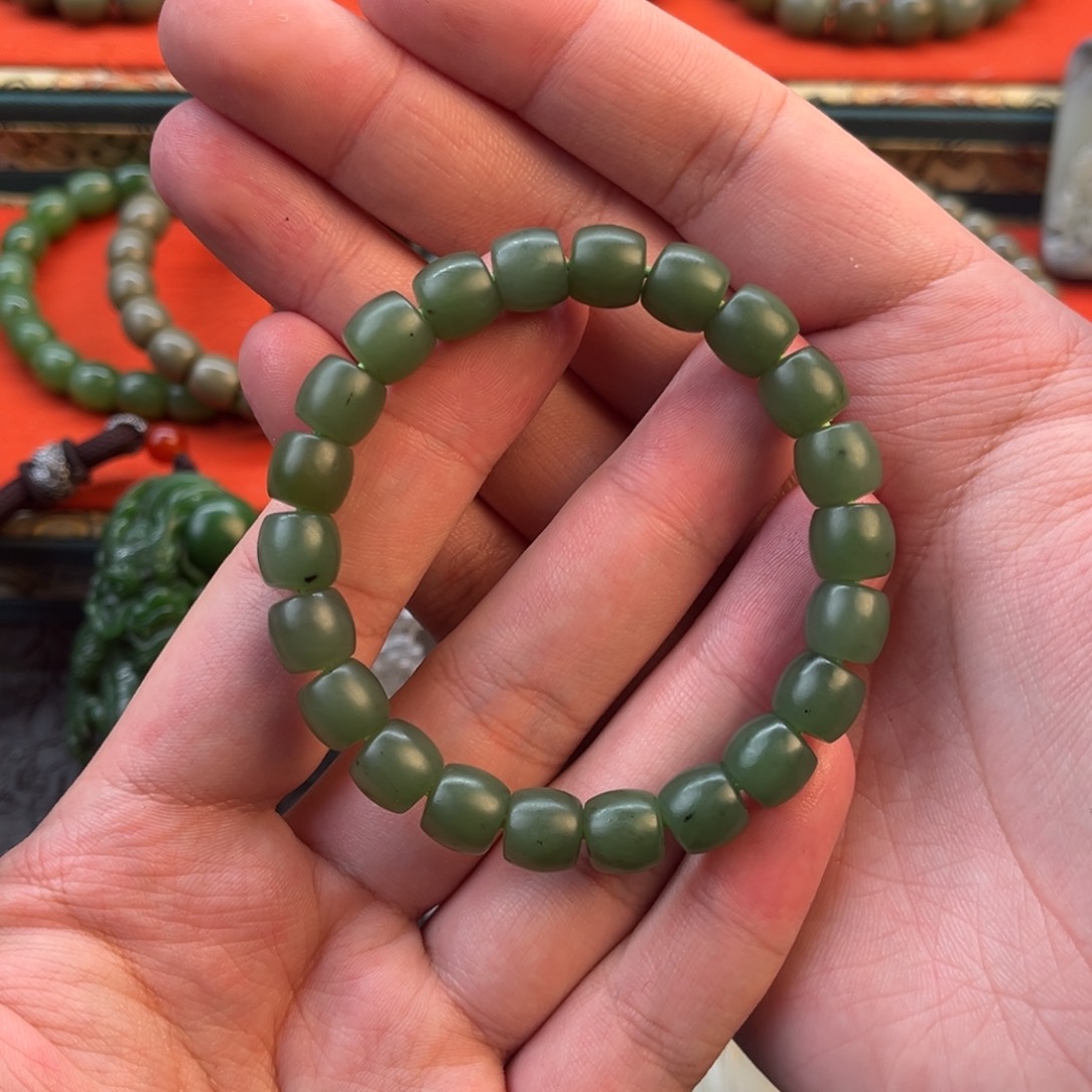 和田玉手链未镶嵌?****邪